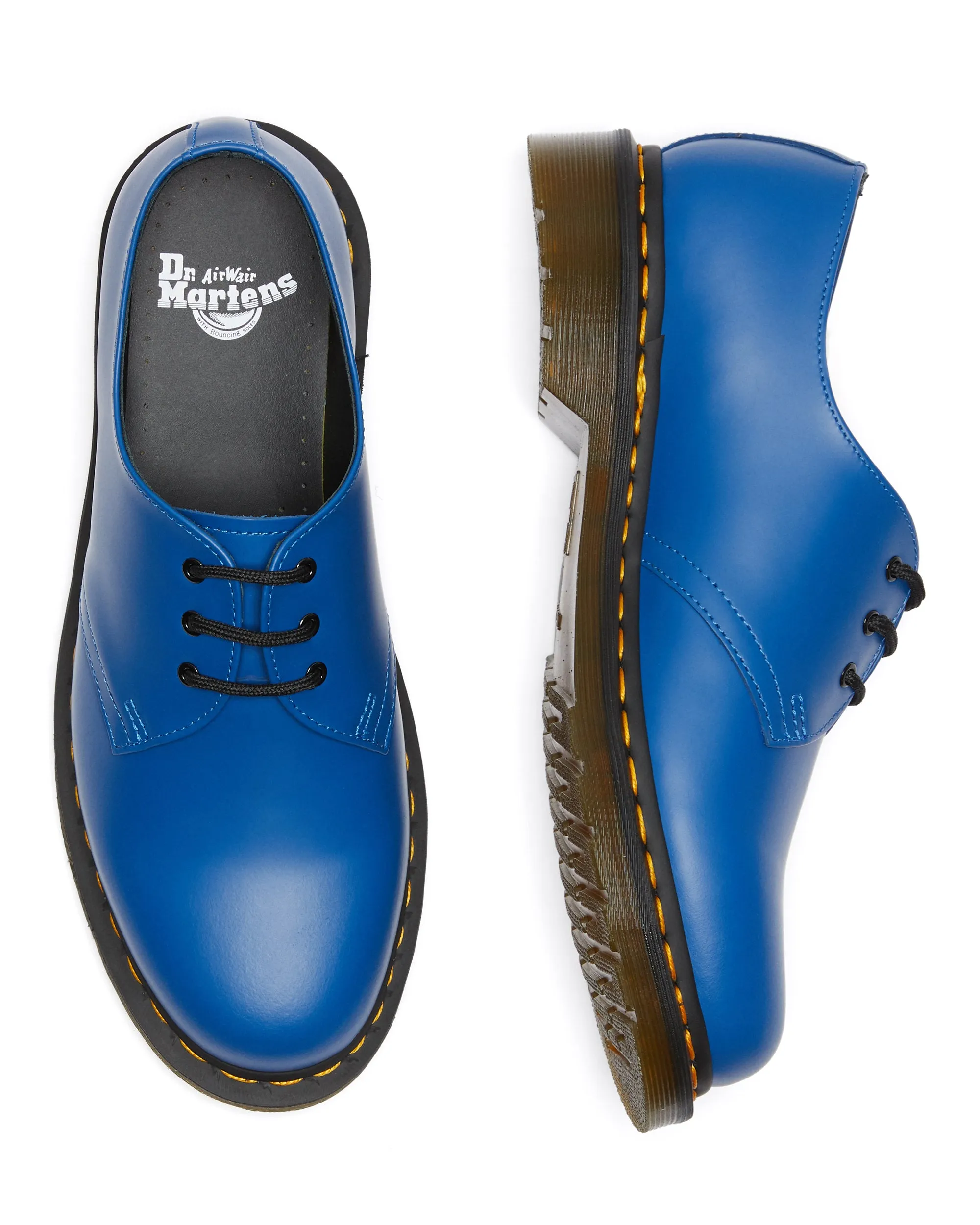 1461 Blue Smooth Oxford Shoes