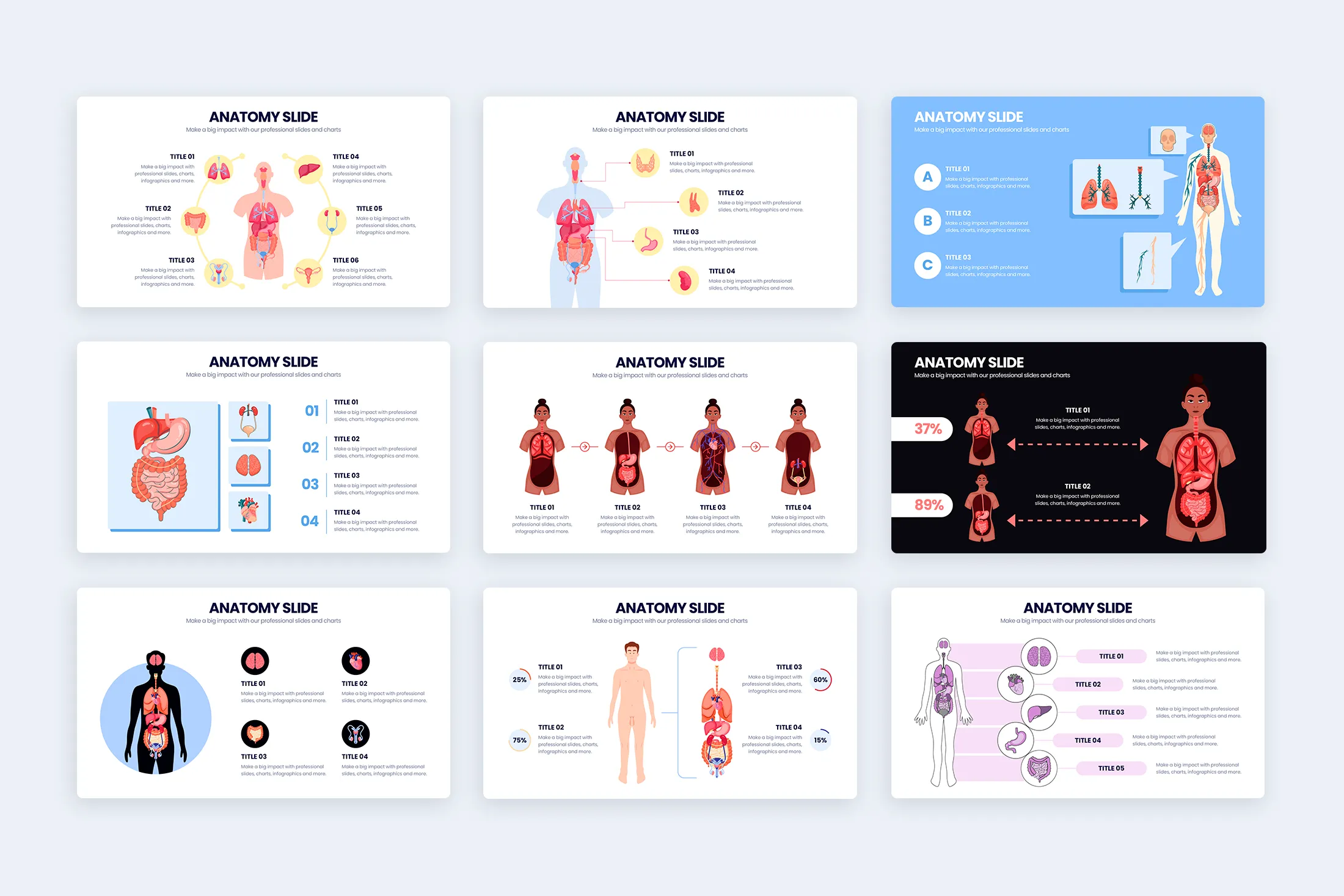 Anatomy Google Slides Infographic Template