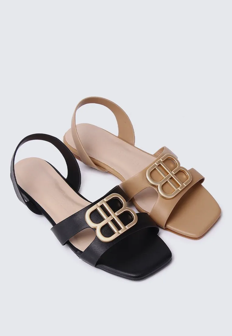 Berenice Comfy Sandals In Nude