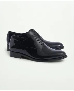 Brooks Brothers Men's Cooper Patent Oxfords Black