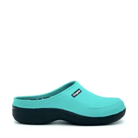 Clogees Womens Eliza Clog Aqua Size 10