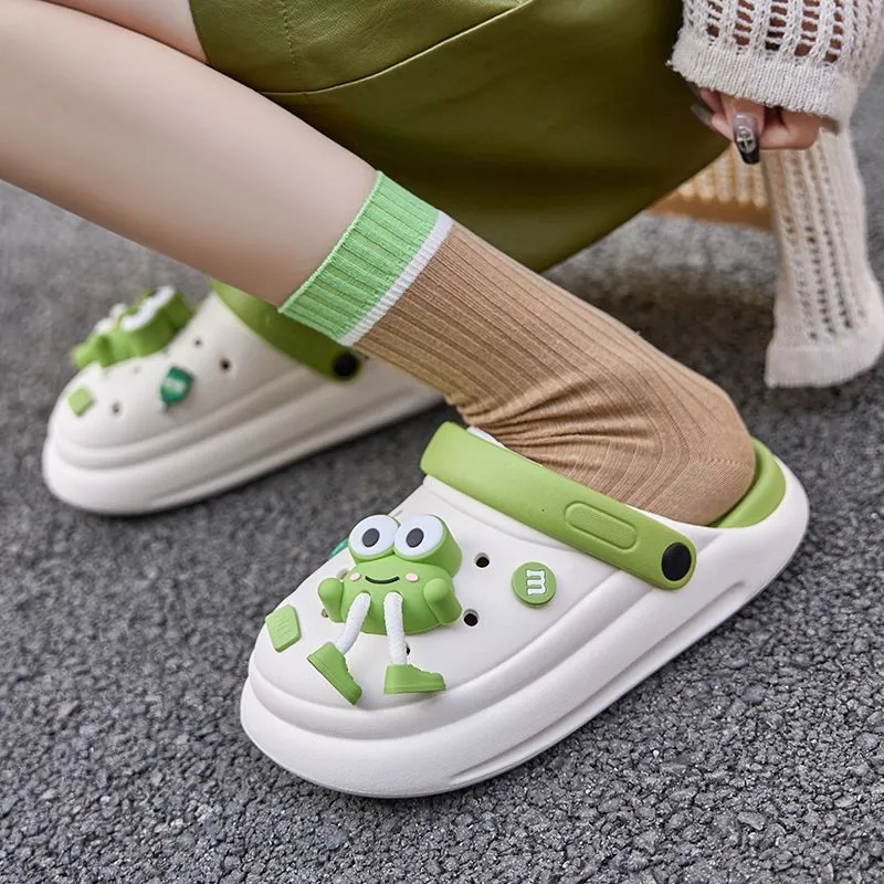 Cute Cartoon Frog Garden Clog