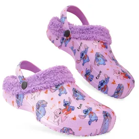 Disney Stitch Clogs for Women - Pink Stitch