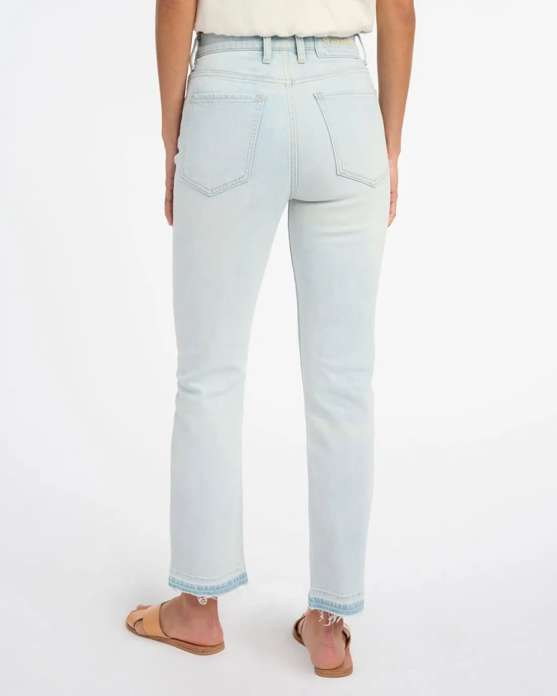 Easy Slim Release Hem Crop Jean