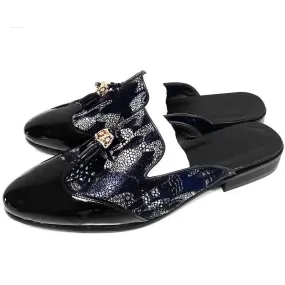 Flower Figures Men's Mules Slippers