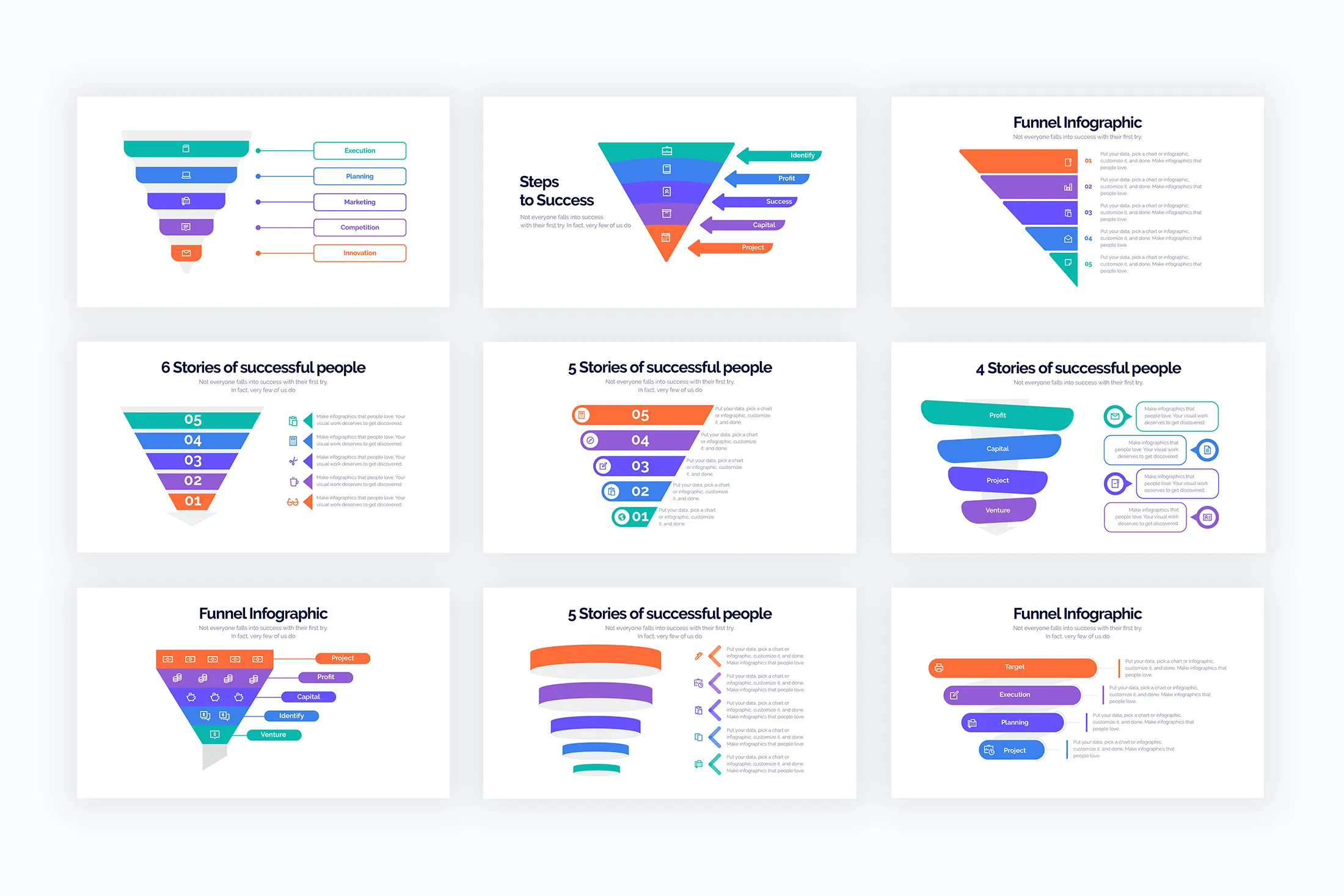 Funnel Google Slides Infographics