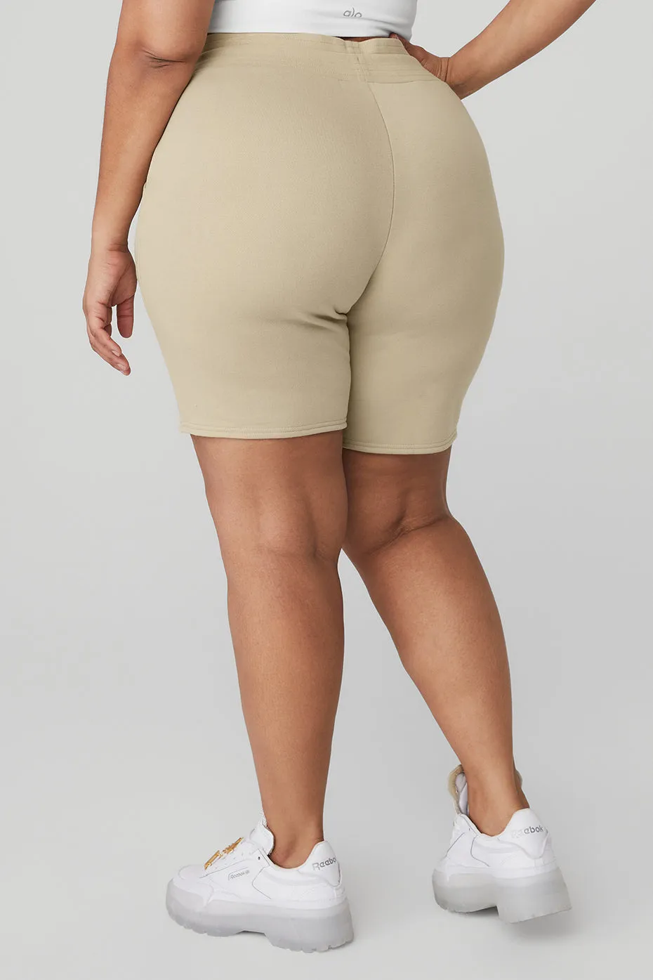 High-Waist Easy Sweat Short - California Sand