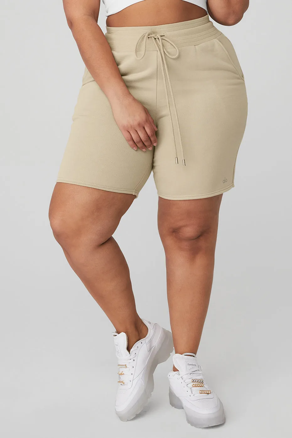 High-Waist Easy Sweat Short - California Sand