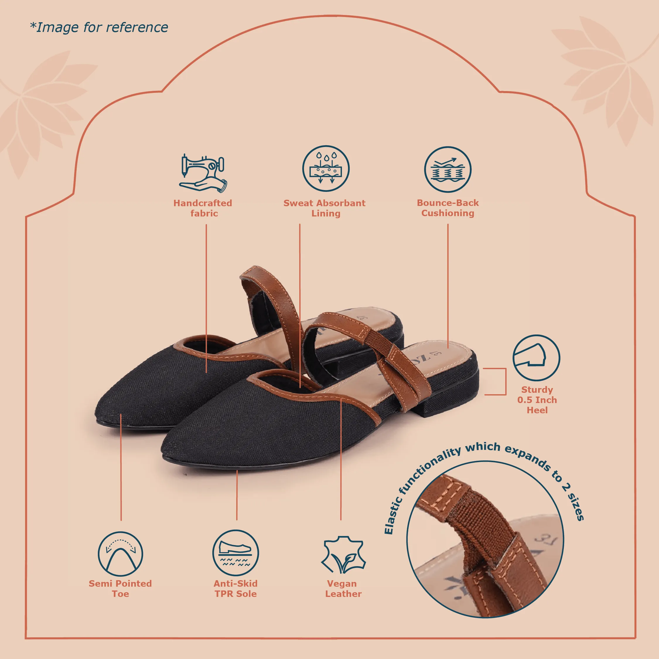 Hooghly Garden Flexifit Mule