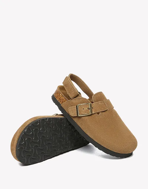 Kids Sandals In Chestnut