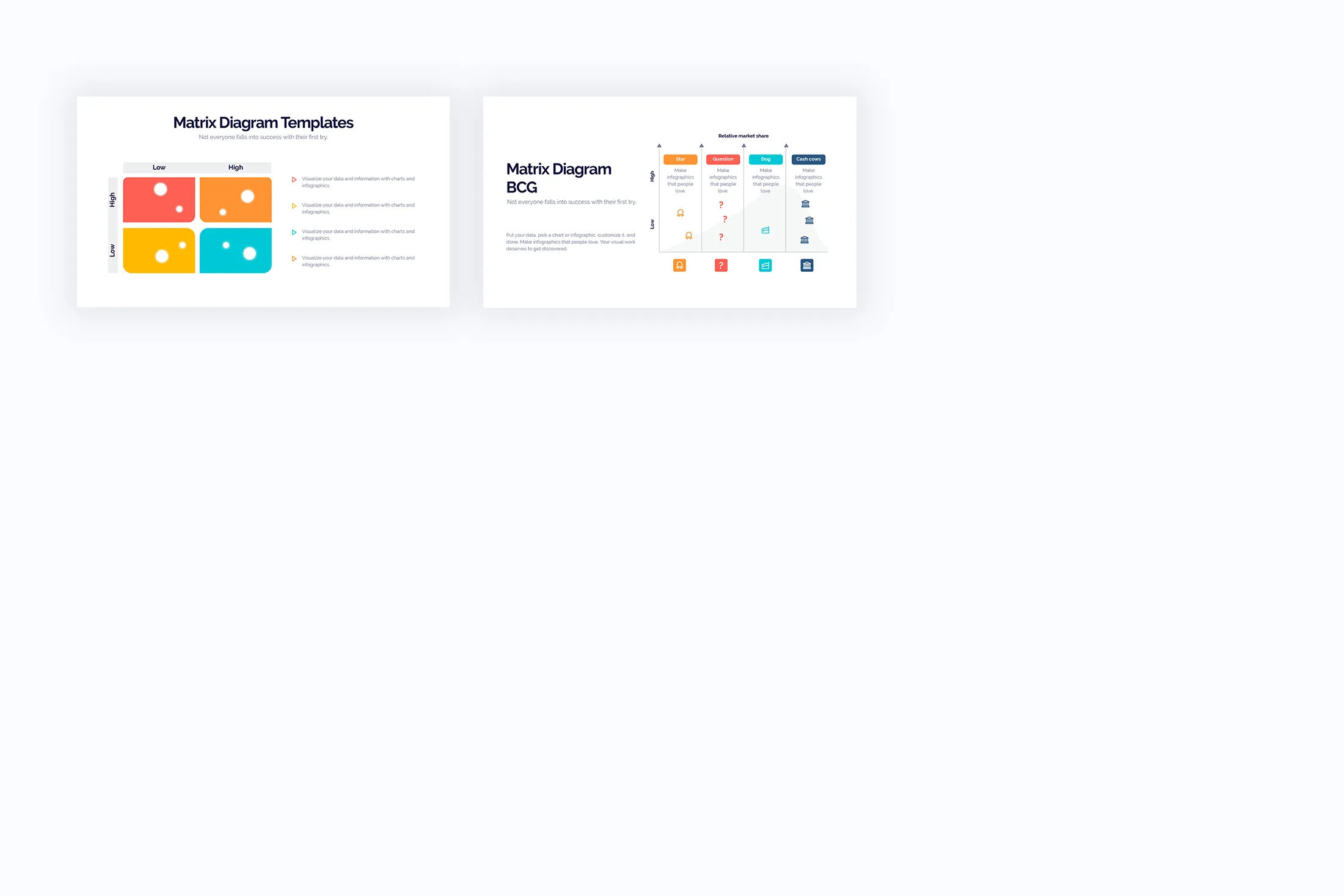 Matrix Diagram Google Slides Infographics