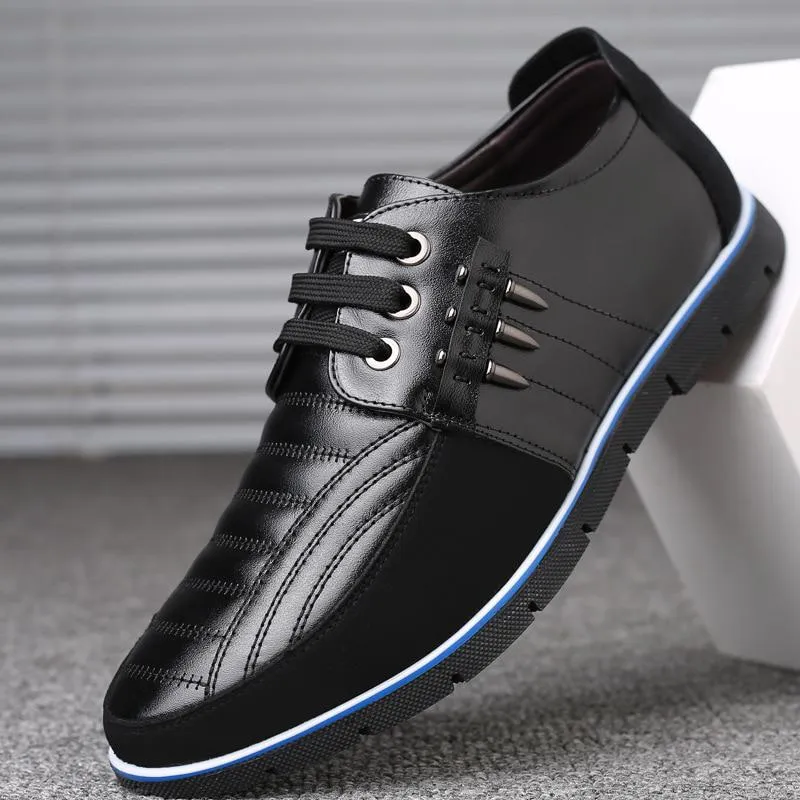 Men's Genuine Leather Shoes | Plus Size