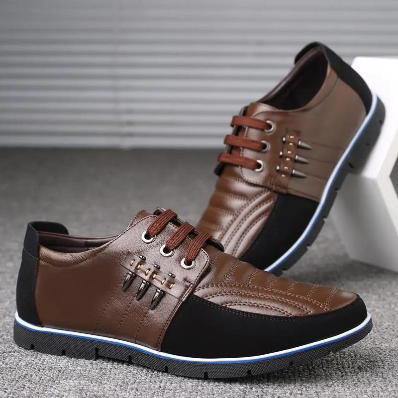 Men's Genuine Leather Shoes | Plus Size