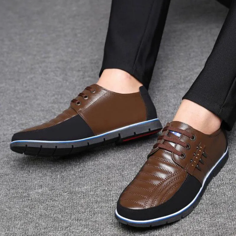 Men's Genuine Leather Shoes | Plus Size