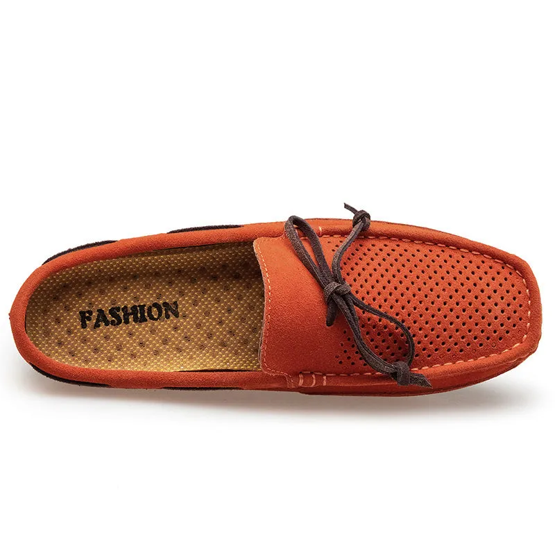 Men's Lacing Perforated Driving Clogs