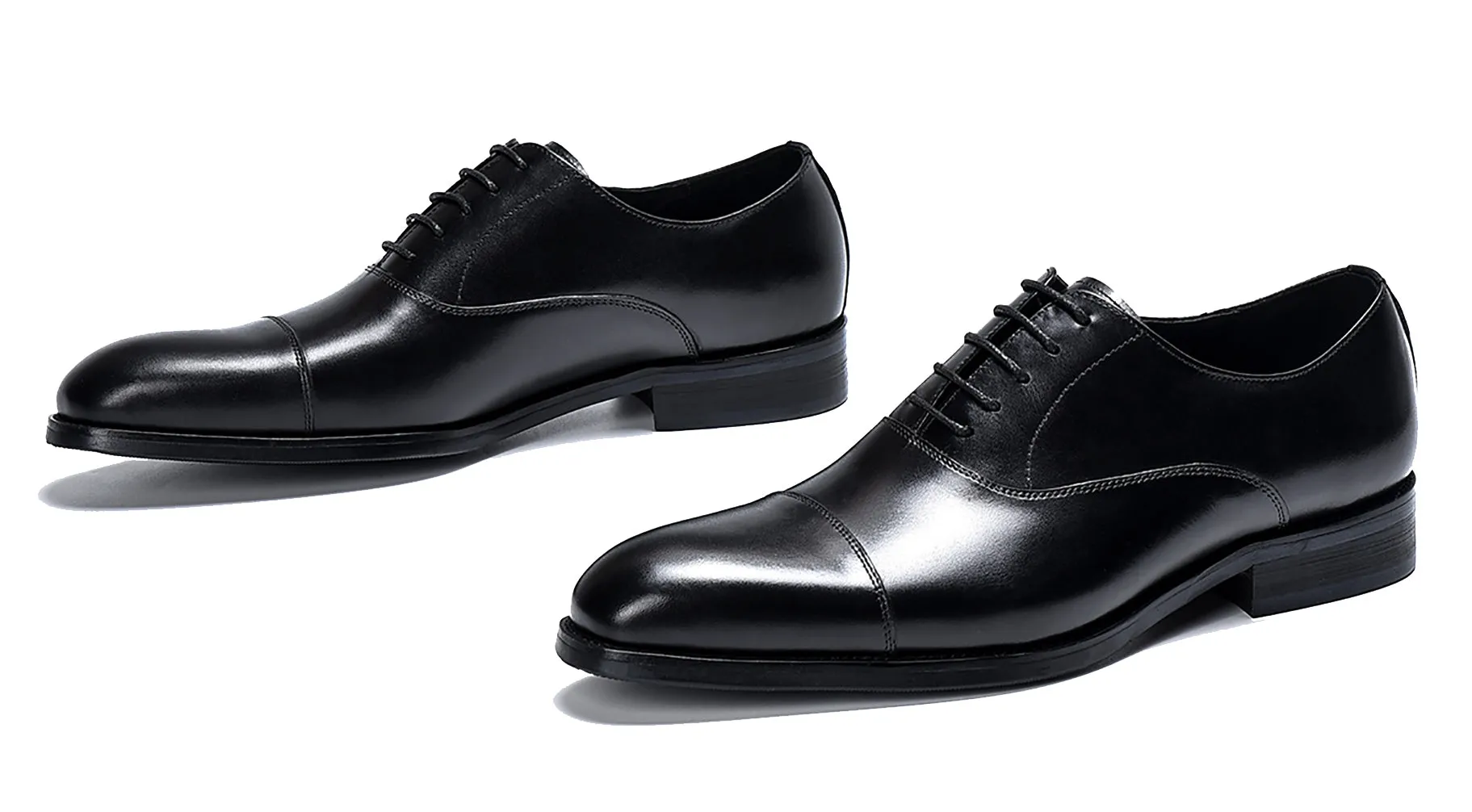 Men's Plain Toe Lace-up Oxfords