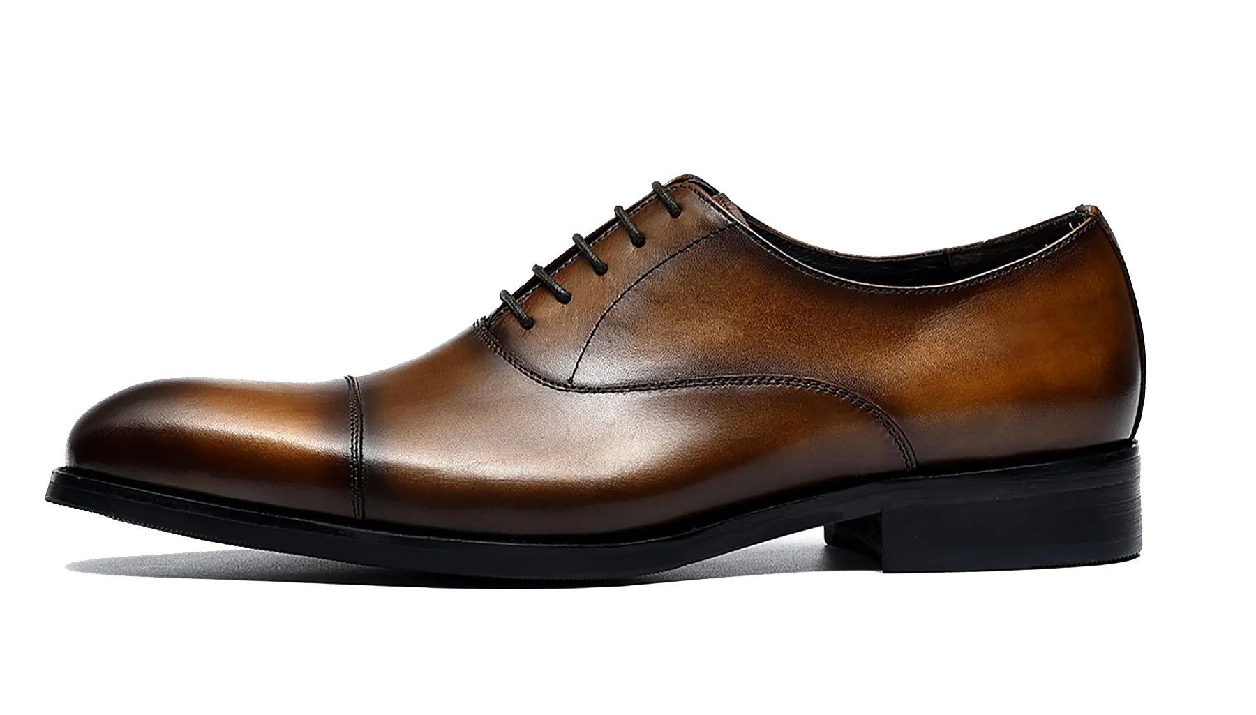 Men's Plain Toe Lace-up Oxfords