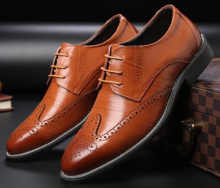 Men's Spring/Autumn Genuine Leather Classic Oxford Shoes