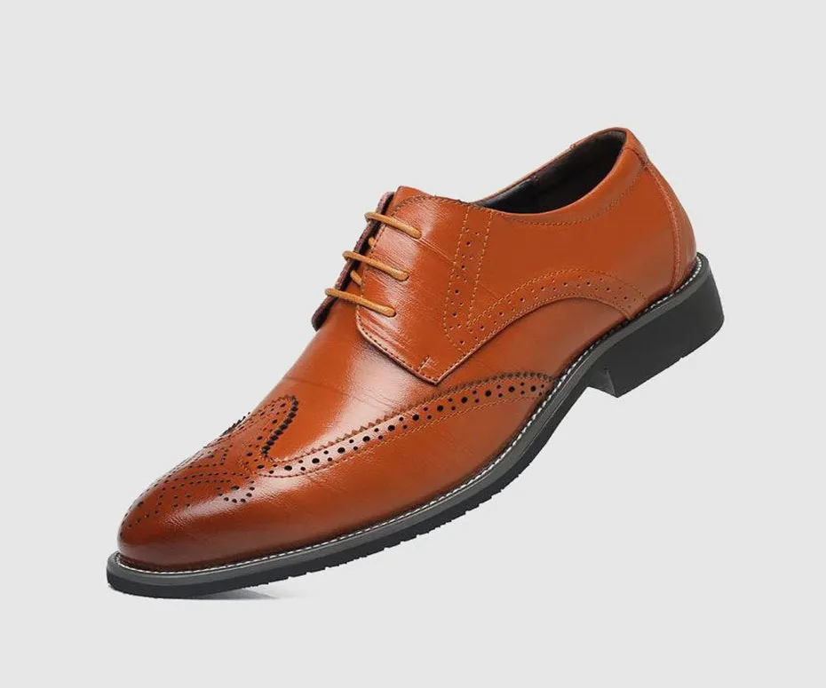 Men's Spring/Autumn Genuine Leather Classic Oxford Shoes