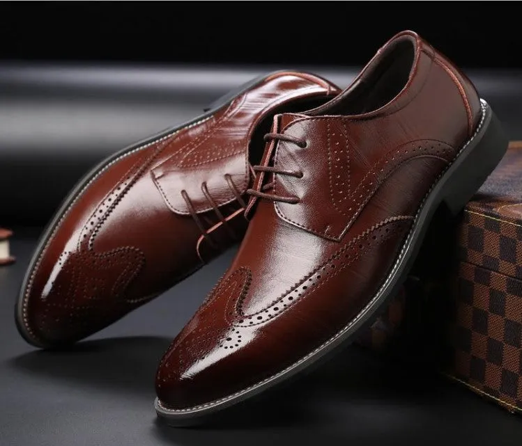 Men's Spring/Autumn Genuine Leather Classic Oxford Shoes