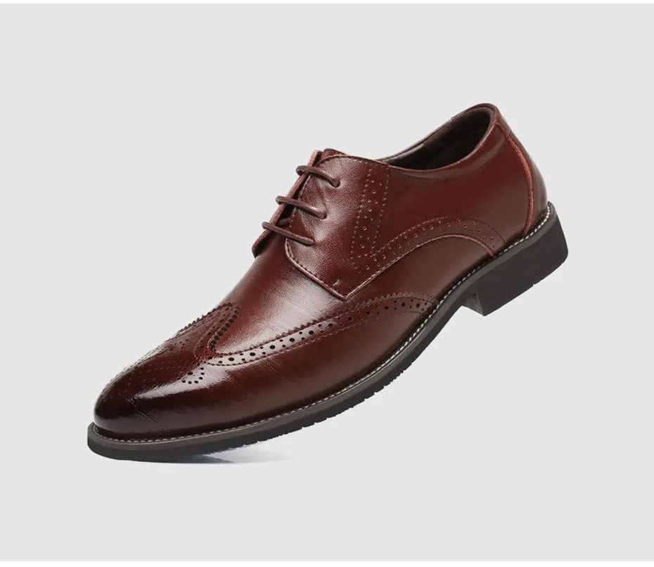 Men's Spring/Autumn Genuine Leather Classic Oxford Shoes