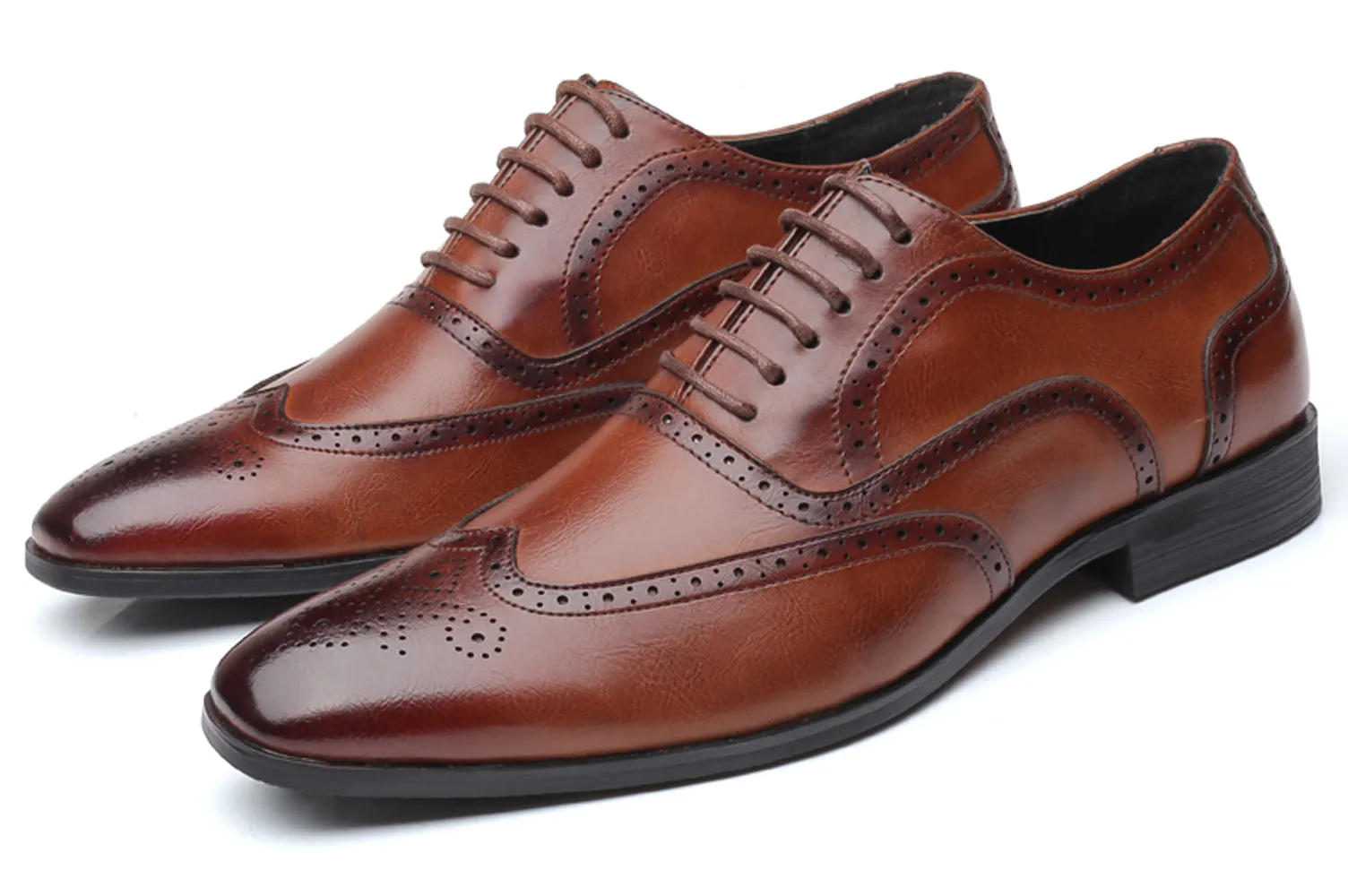 Men's Wingtip Brogue Oxfords