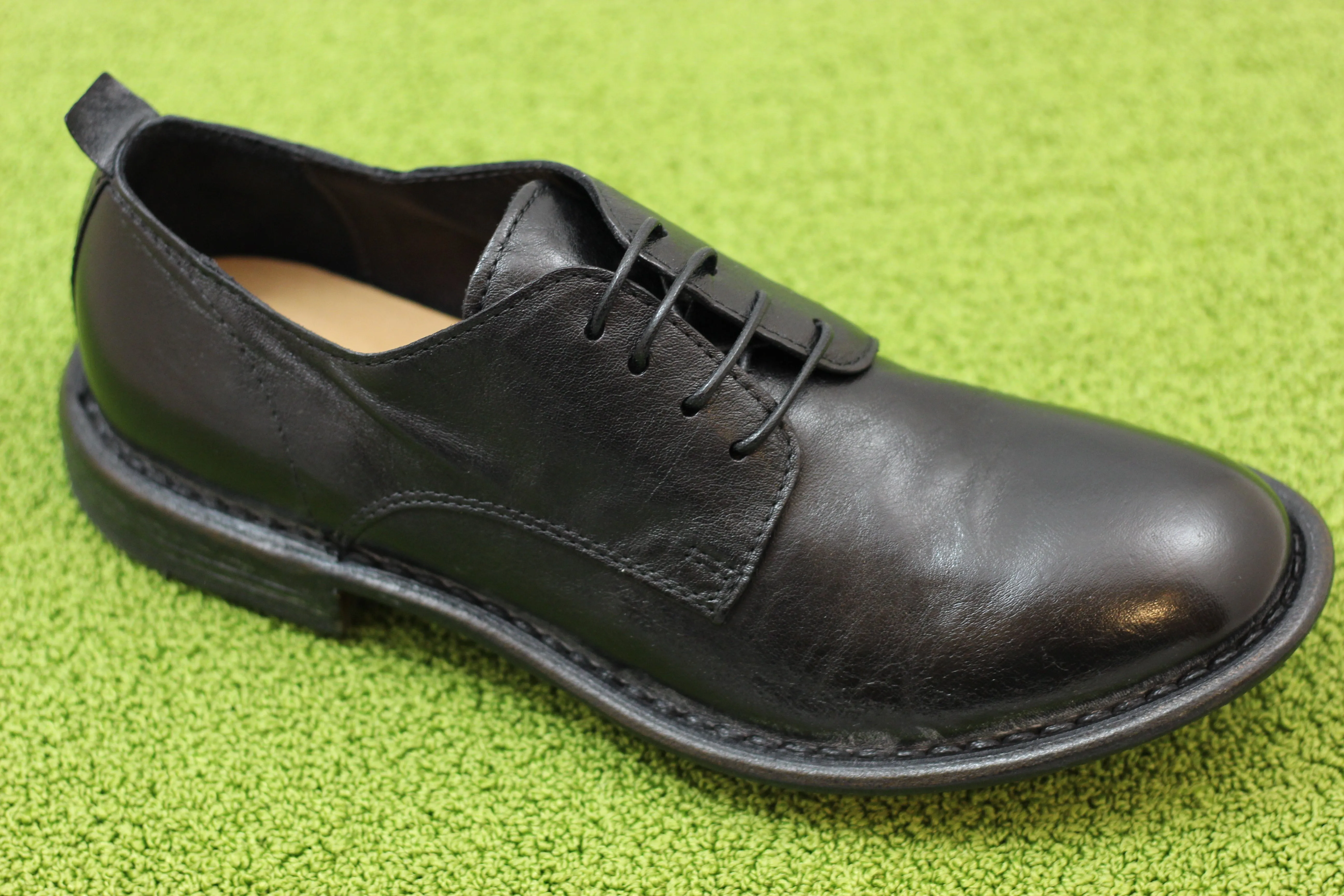 Moma Women's 1AS303 Oxford - Black Calf