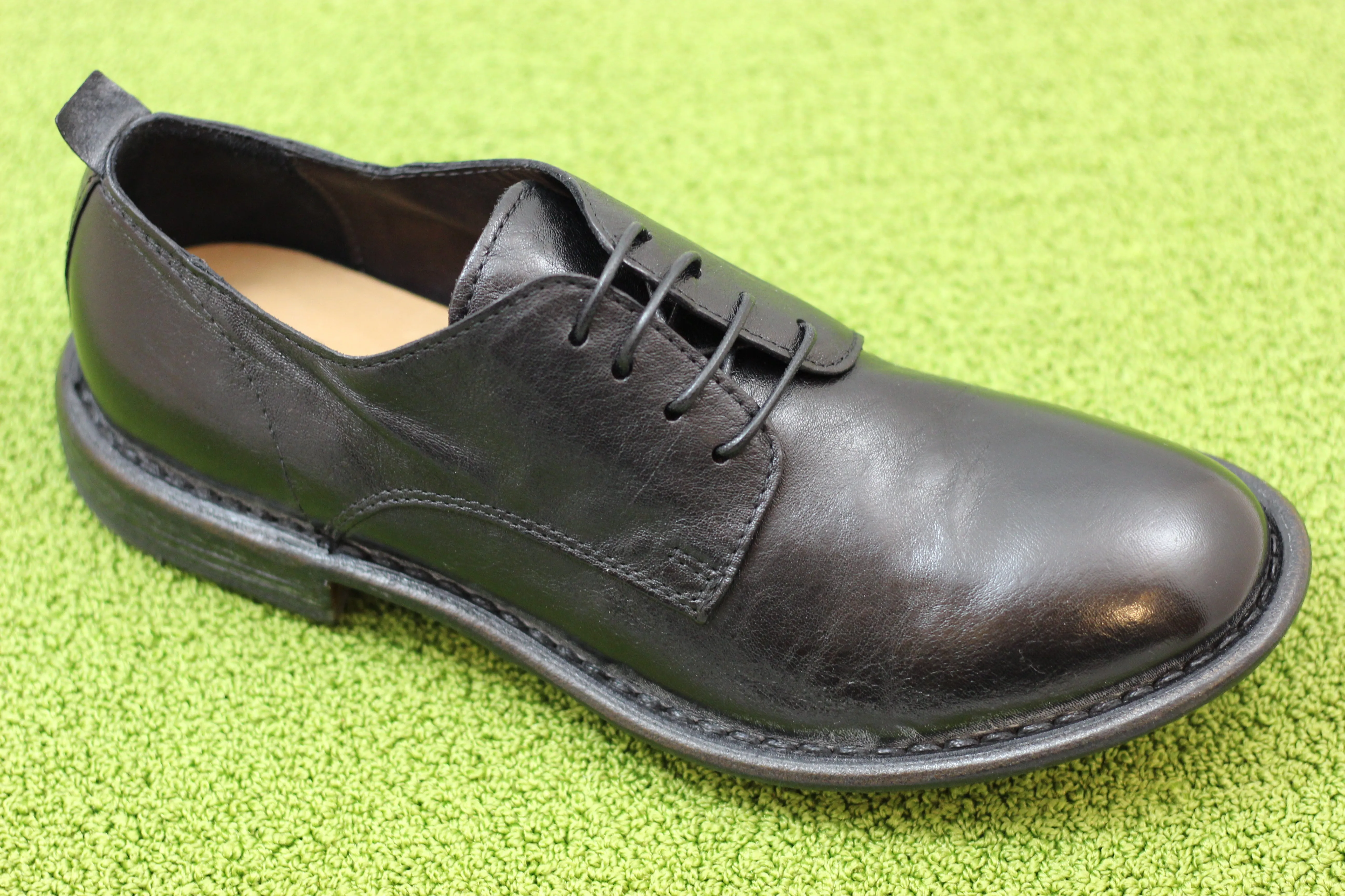 Moma Women's 1AS303 Oxford - Black Calf