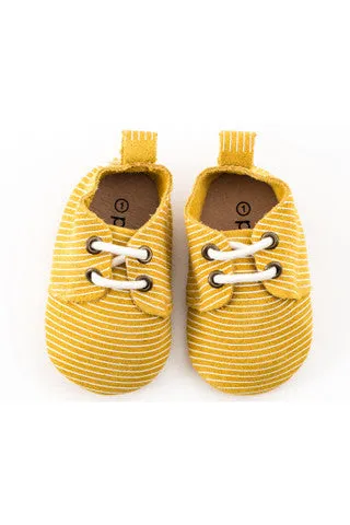 Mustard Stripe Oxfords - Baby