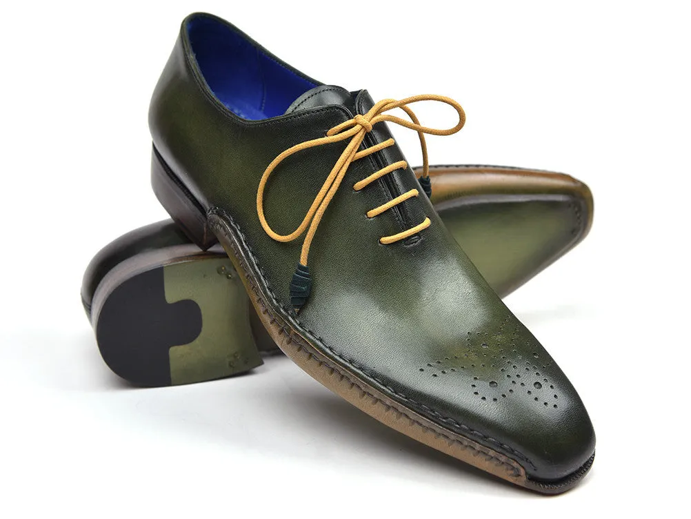 Paul Parkman Opanka Construction Oxfords Green (ID#86A5-GRN)