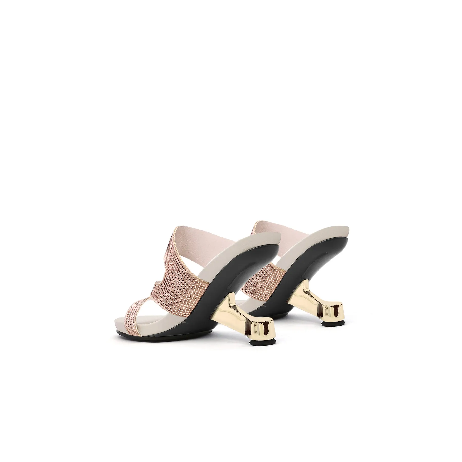 Playful Wave Strap Gravity Mules