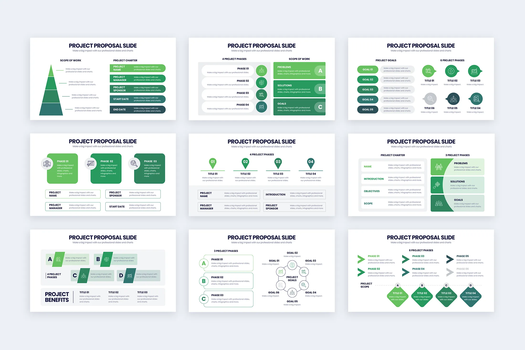 Project Proposal Google Slides Infographic Template