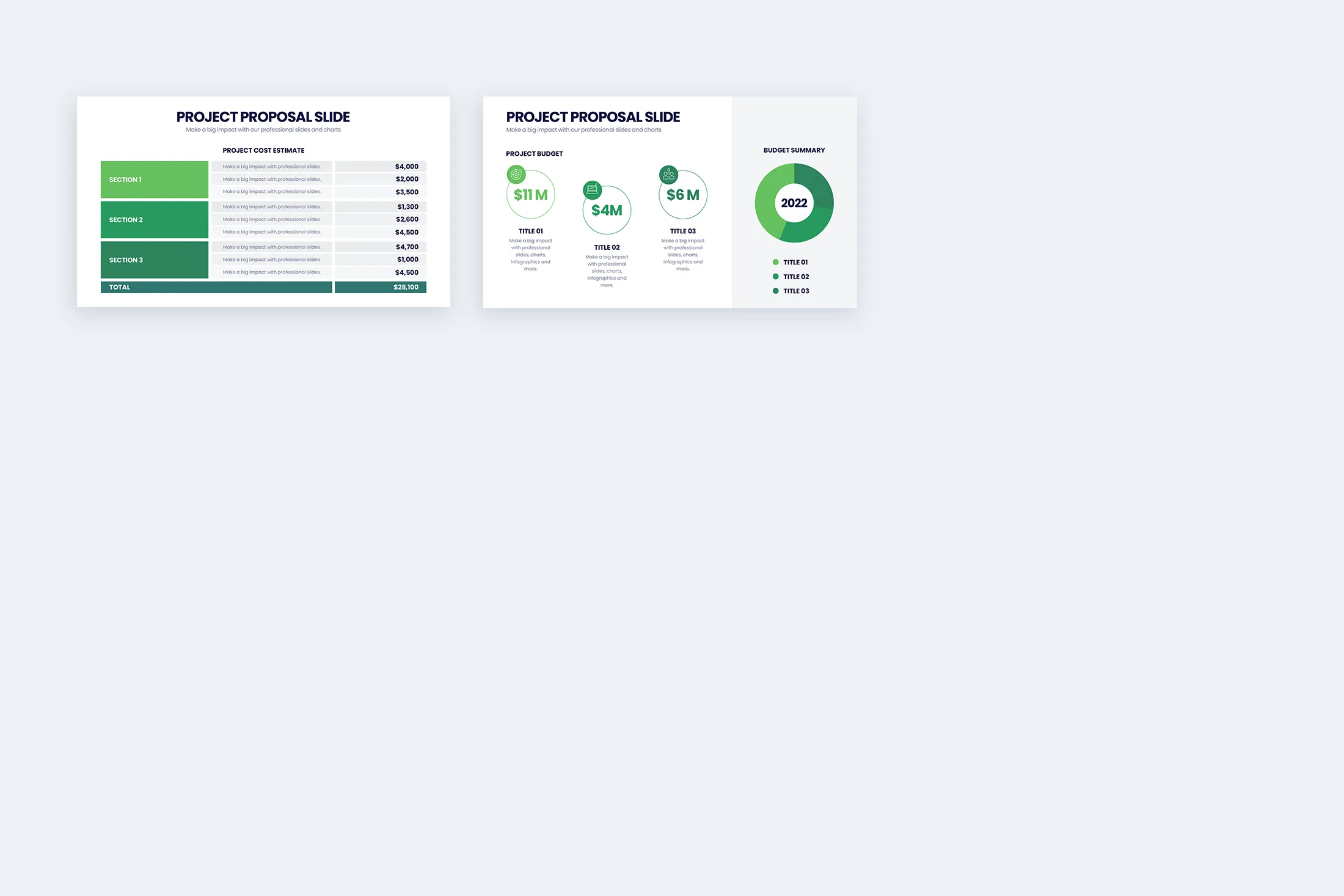 Project Proposal Google Slides Infographic Template