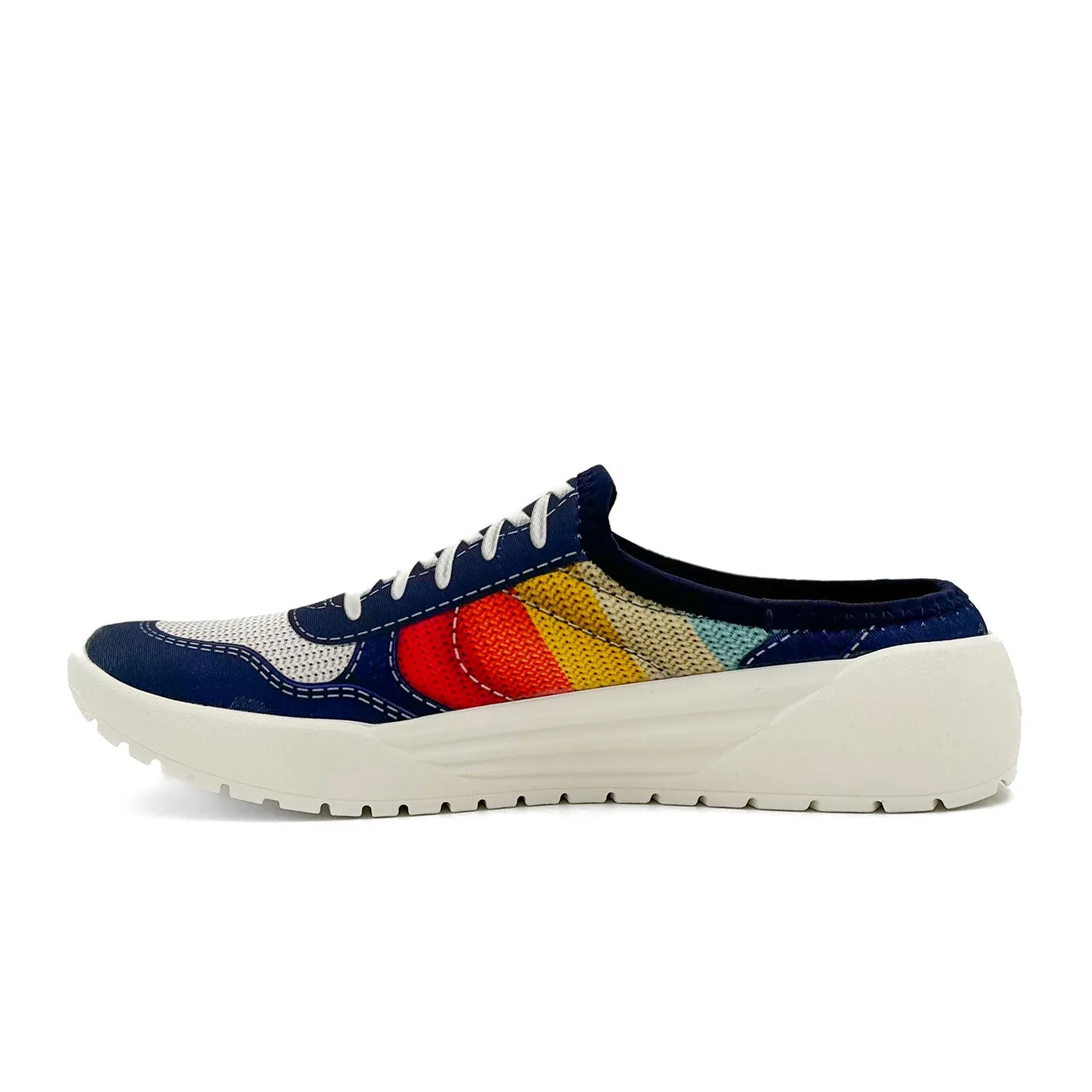 Psudo Court Mule (Women) - Blue Multi