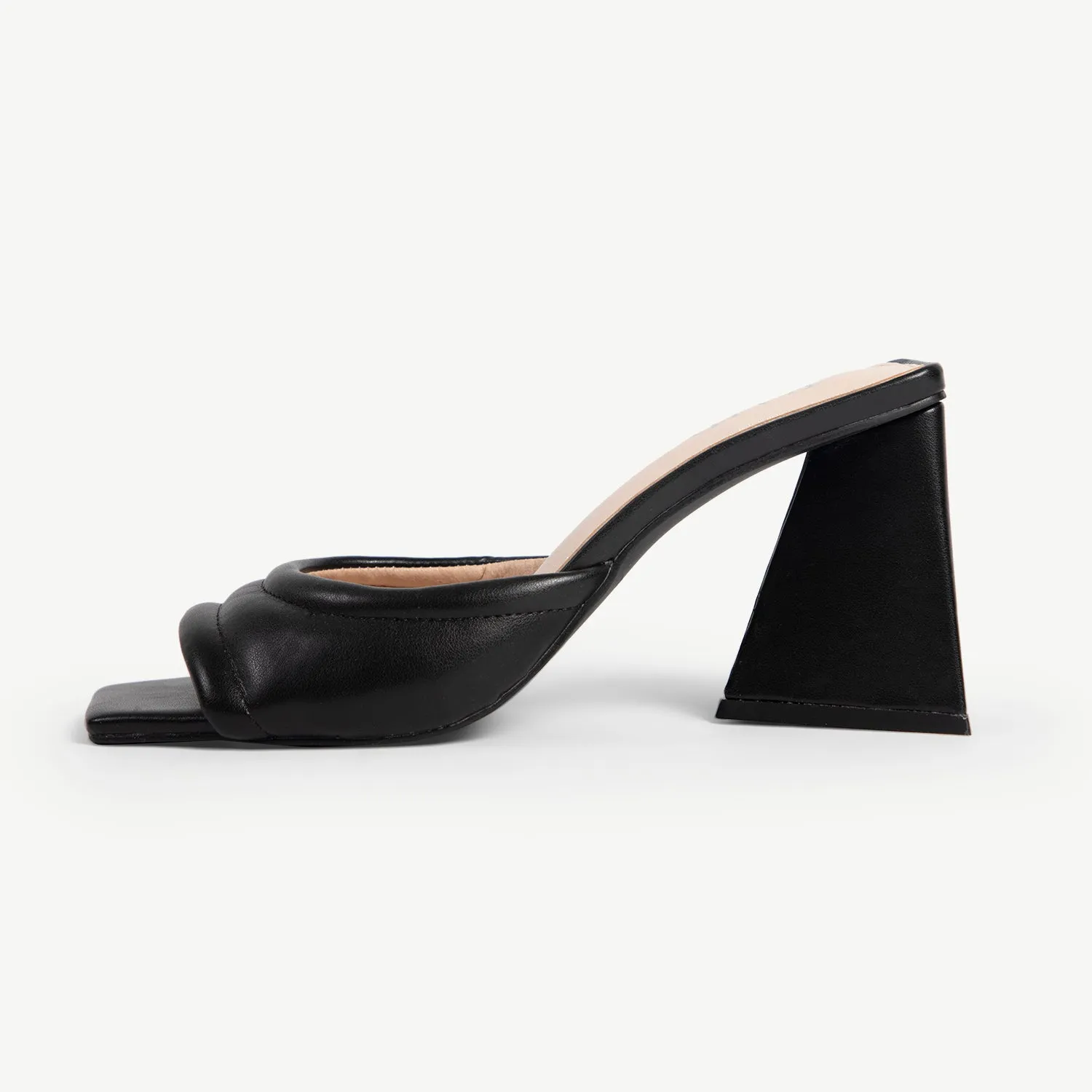 RAID Marinda Block Heeled Mule in Black