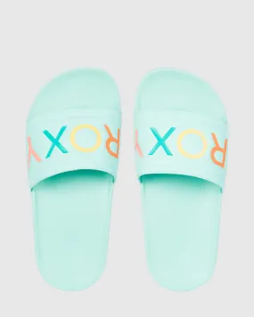 Roxy RG Slippy II Slides - Mint