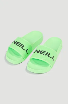 Rutile Slides | Neon Green