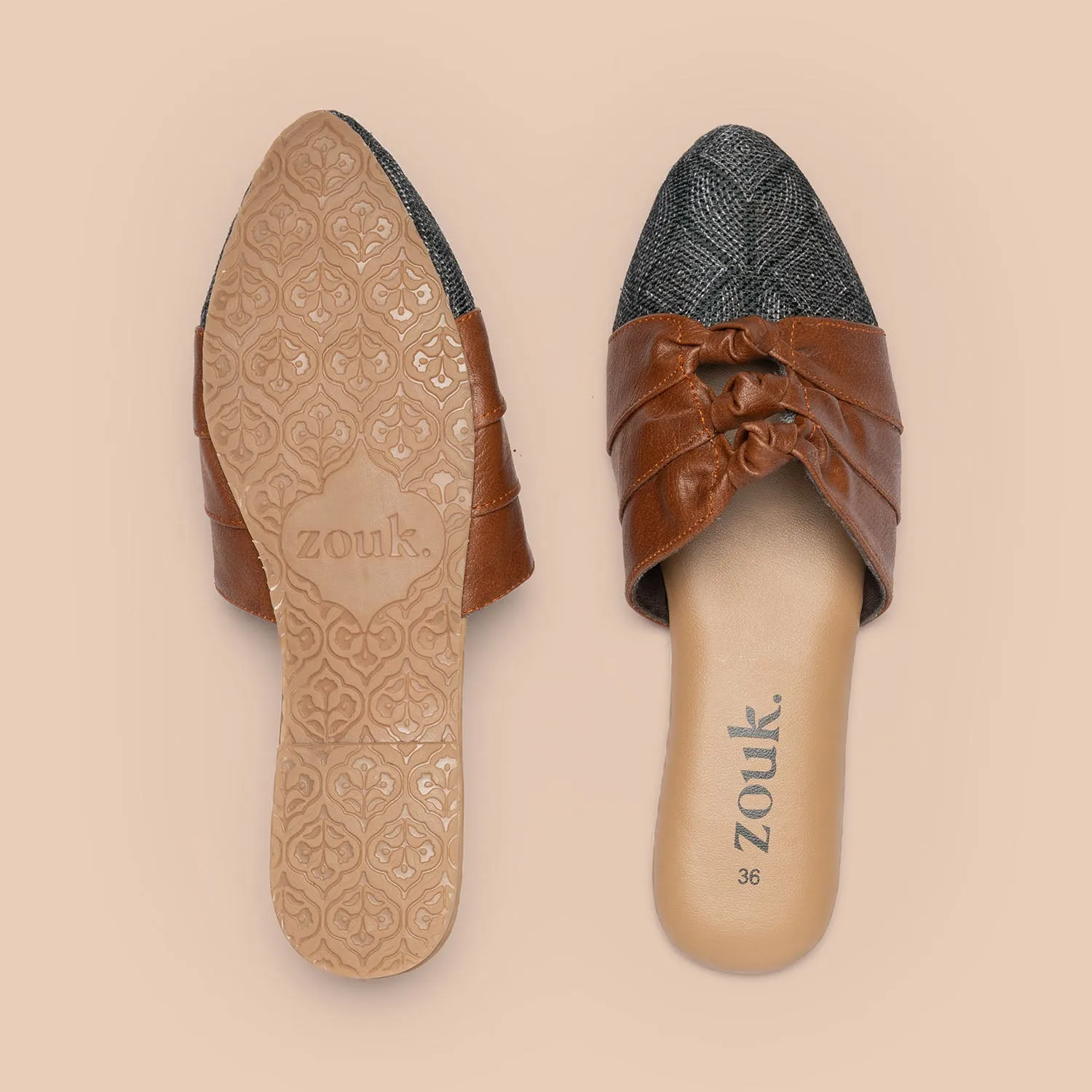 Shalimar Qila Knotted Mule