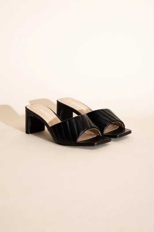 SLIDE MULE HEELS (2 Colors)