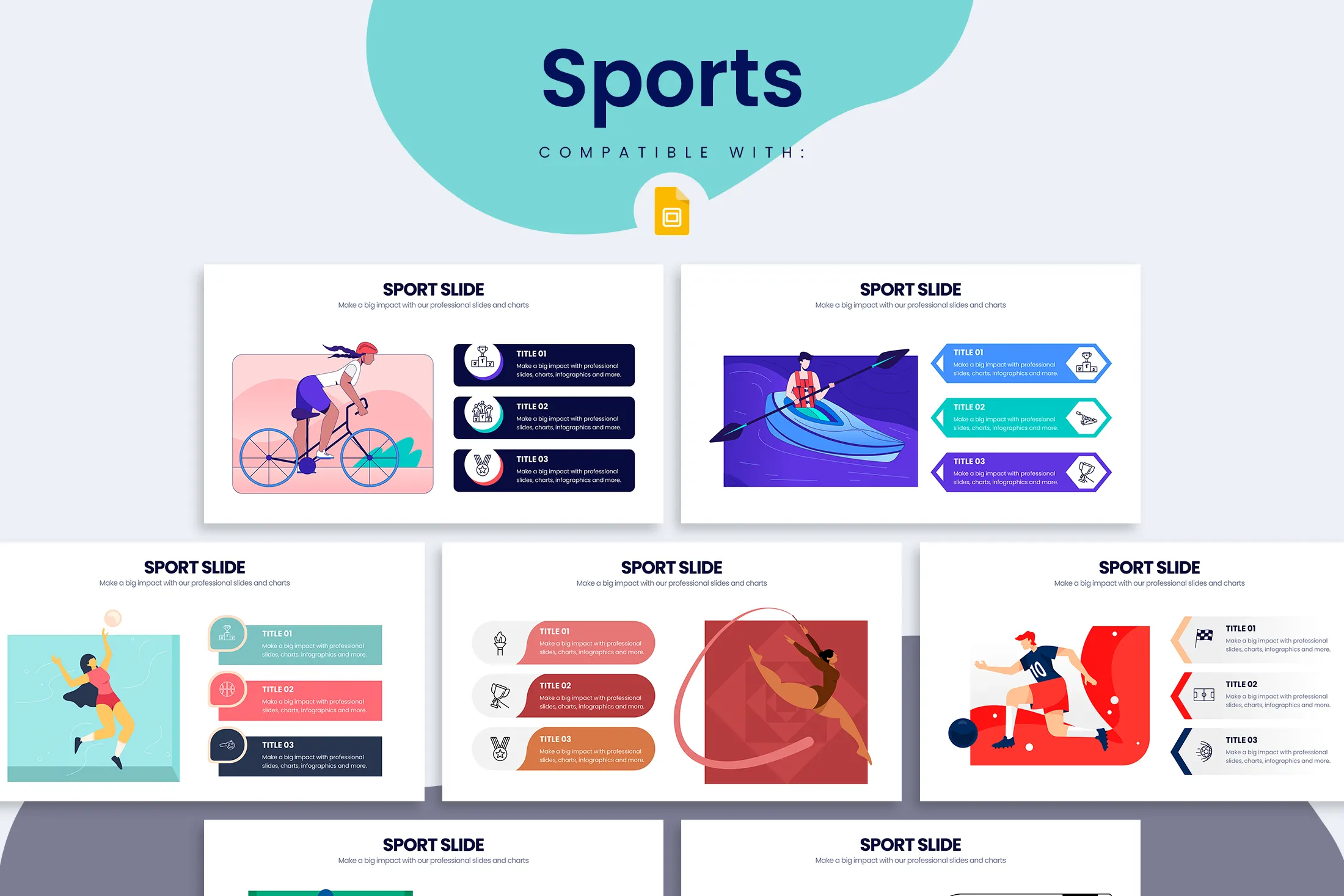 Sports Google Slides Infographic Template