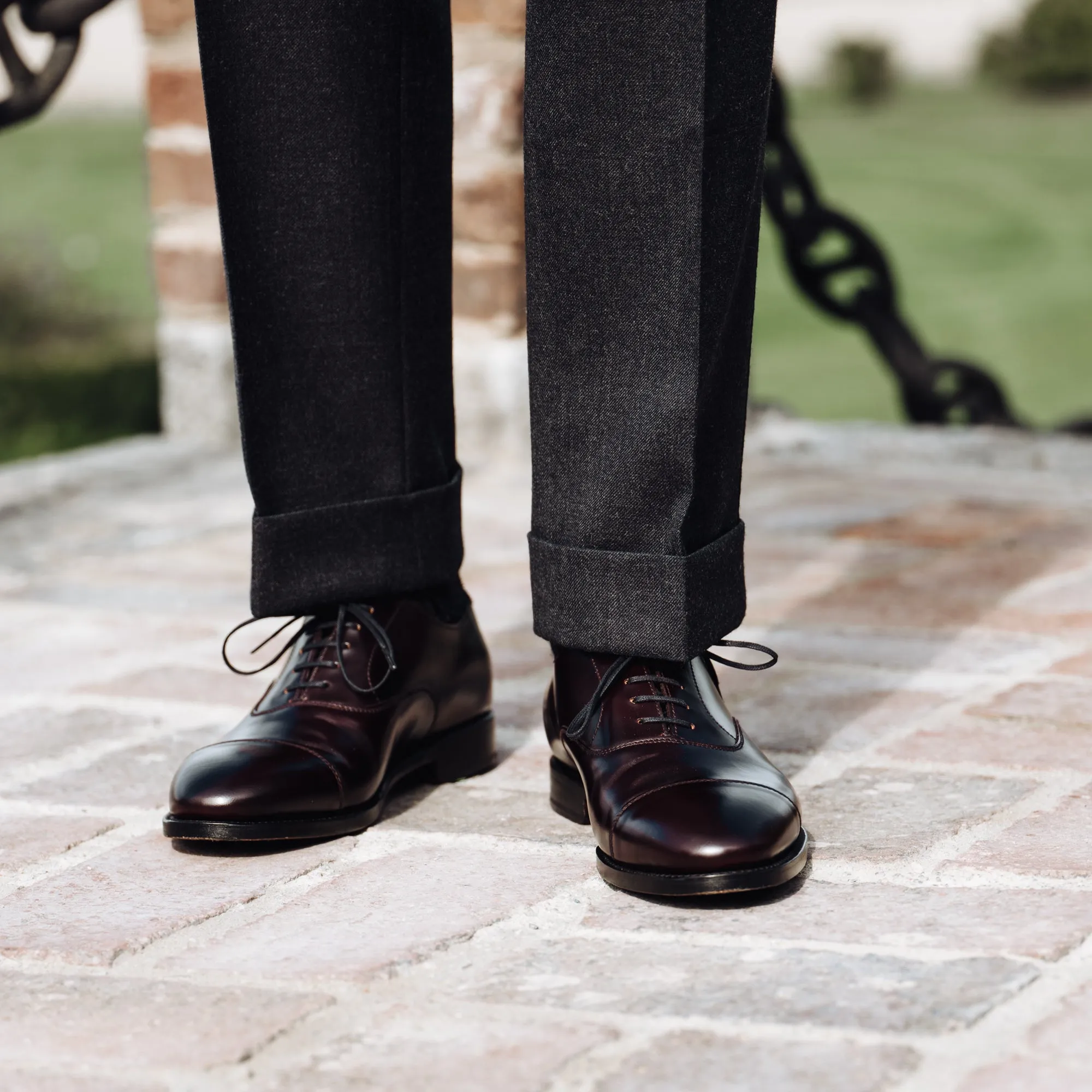 The Oxford - Burgundy Calf