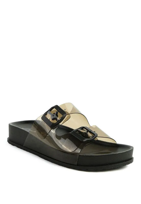 Tommy Buckled Slide Sandal