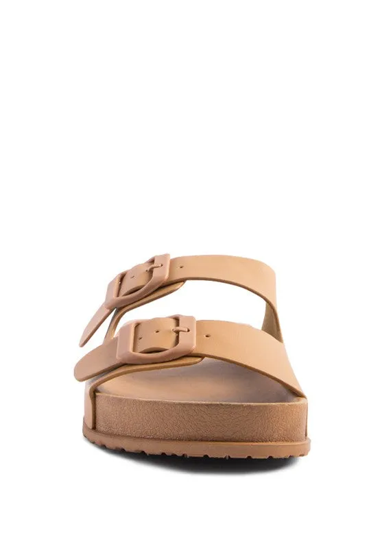 Tommy Buckled Slide Sandal