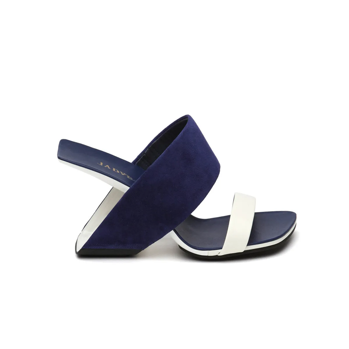 Two-Strap Square-Toe Mules