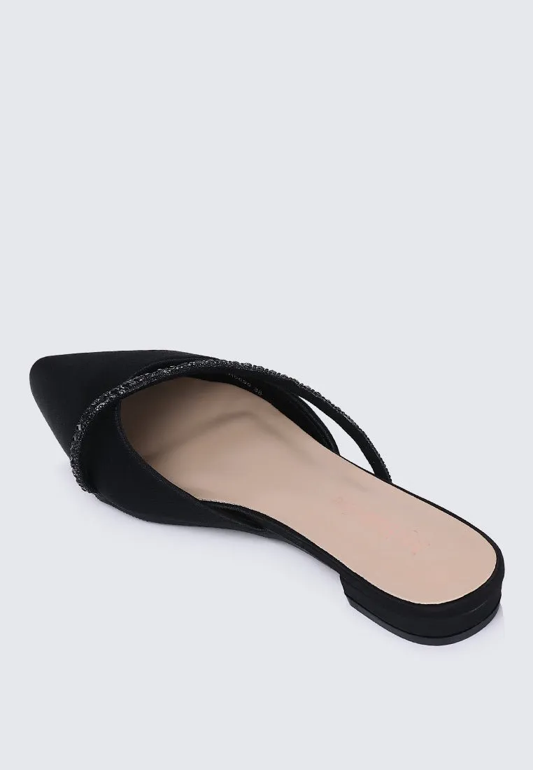 Vion Comfy Ballerina In Black