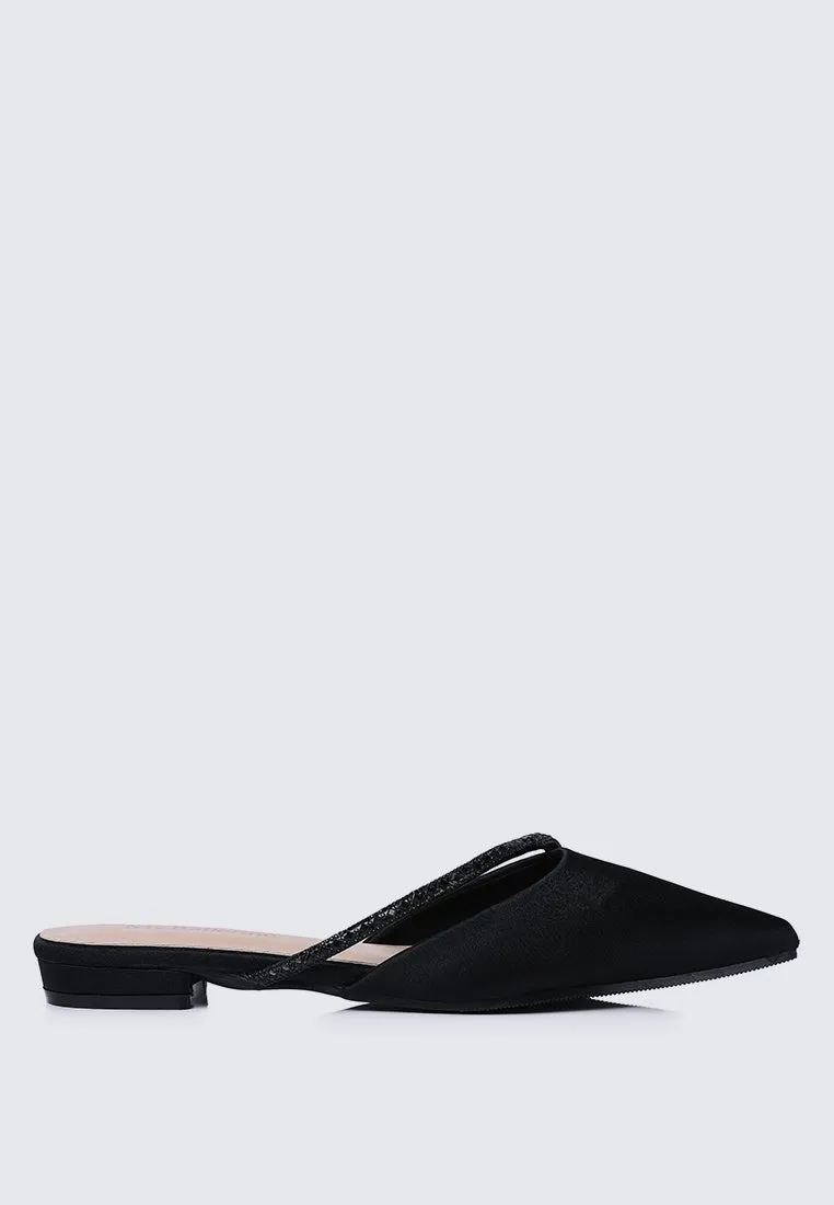 Vion Comfy Ballerina In Black