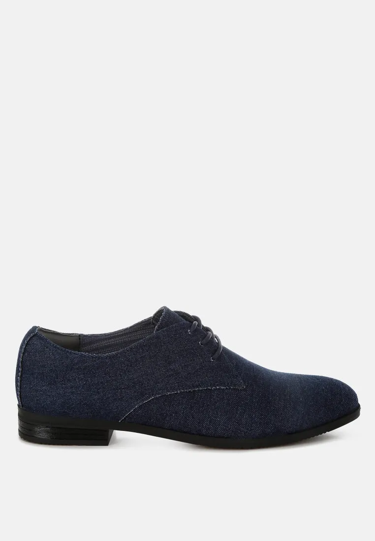 Zapier Men's Denim Oxford Shoes